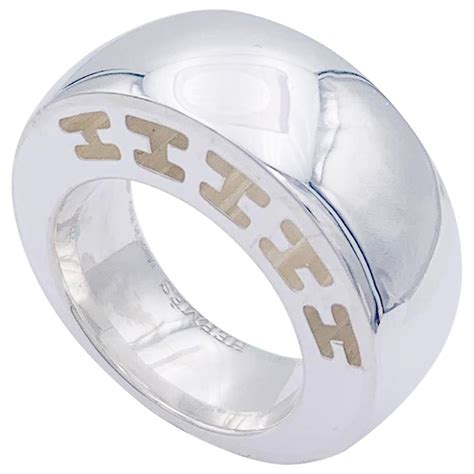 bagues hermes en argent|bague hermes argent maillon.